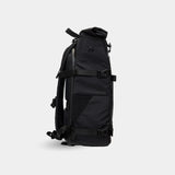 Creator-focused rolltop backpack—streamlined carry for videography, gear safety, and all-terrain travel.