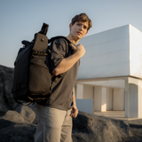 Carry-on compliant backpack for video production—keeps camera gear organized without bulk.