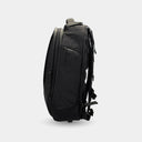 Close-up of adjustable side compression straps for load control backpack