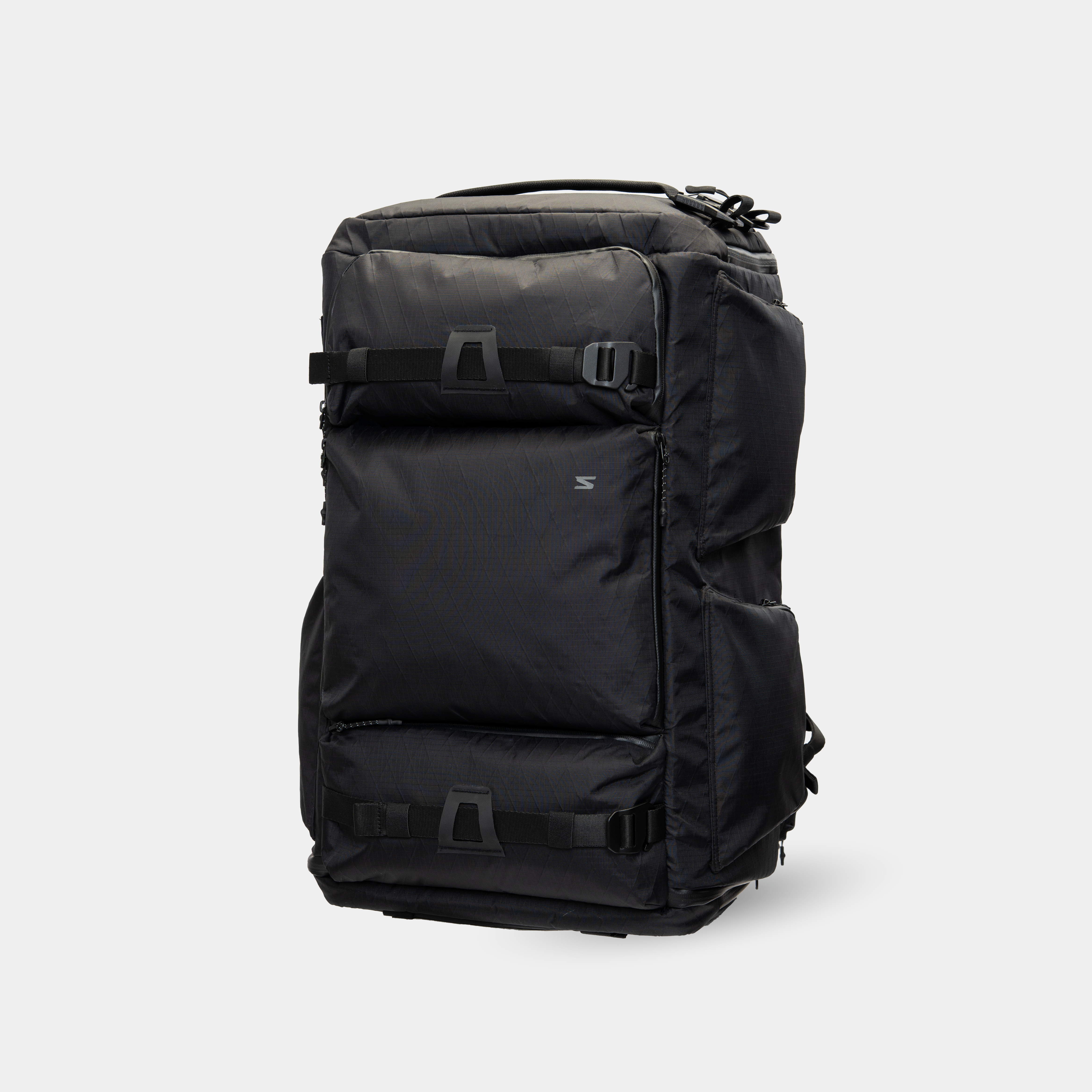 Cinema-ready camera backpack fits FX6, RED, BMPCC, drone, and daily gear in one organized setup.