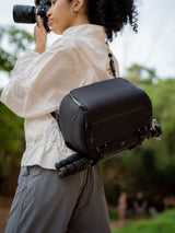 Urban camera sling for minimalist shooters and editors. Carry mirrorless camera and daily tools.